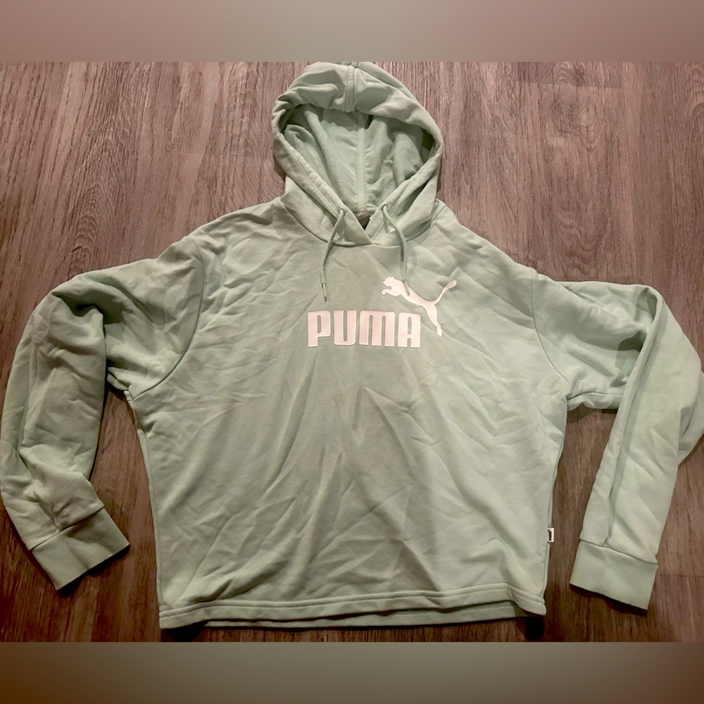Cropped puma pullover